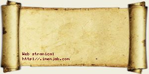 Olivera Damjanov vizit kartica